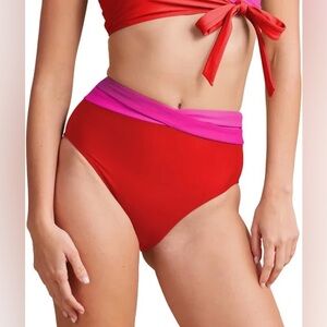 Summersalt Women's The Wrap High Leg High Rise Bikini Bottoms